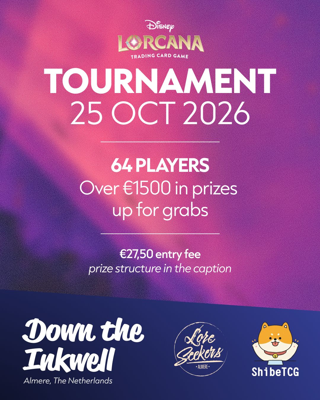 Down the Inkwell Win-a-Case 2K Tournament Event Ticket